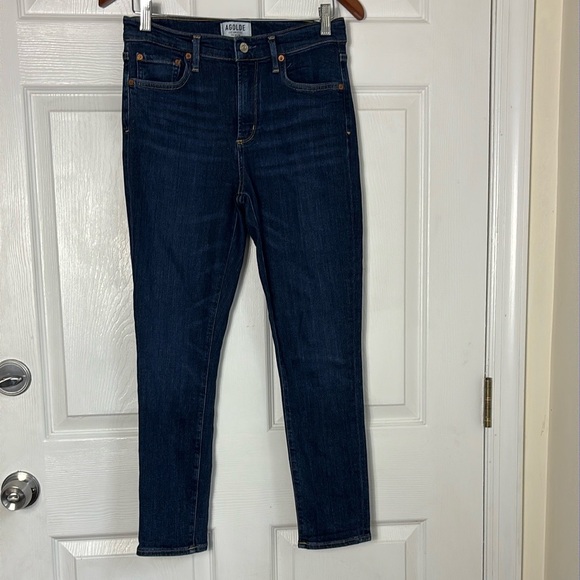 AGOLDE Sophie High Rise Skinny Crop jeans size 28 Style A018 -1044 - Picture 1 of 13